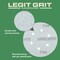 Legit Grit 6 inch Sand paper Disc, 6-Hole, 60 Grit, 100PK LG6-660-100 - alternate 4